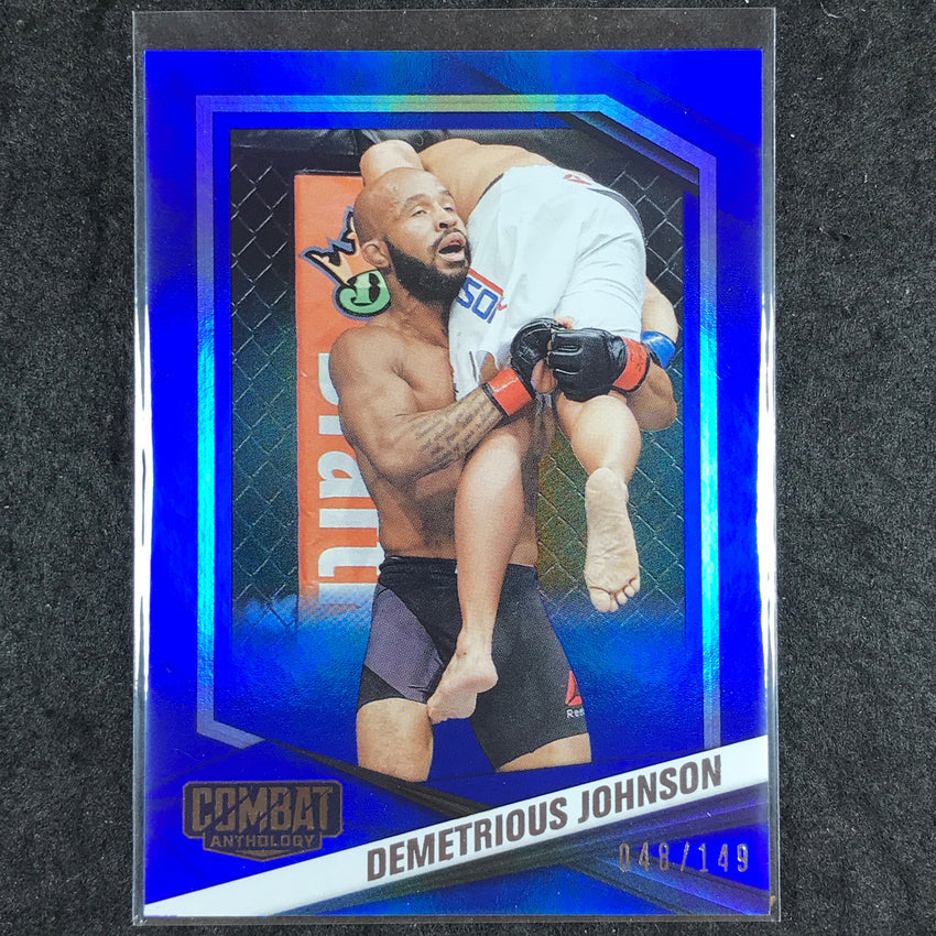 2025 PFL Combat Anthology DEMETRIOUS JOHNSON Base Blue 48/149 #98