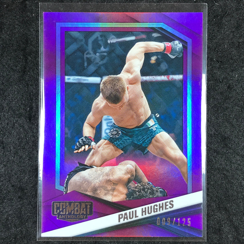 2025 PFL Combat Anthology PAUL HUGHES Base Purple 9/125 #19