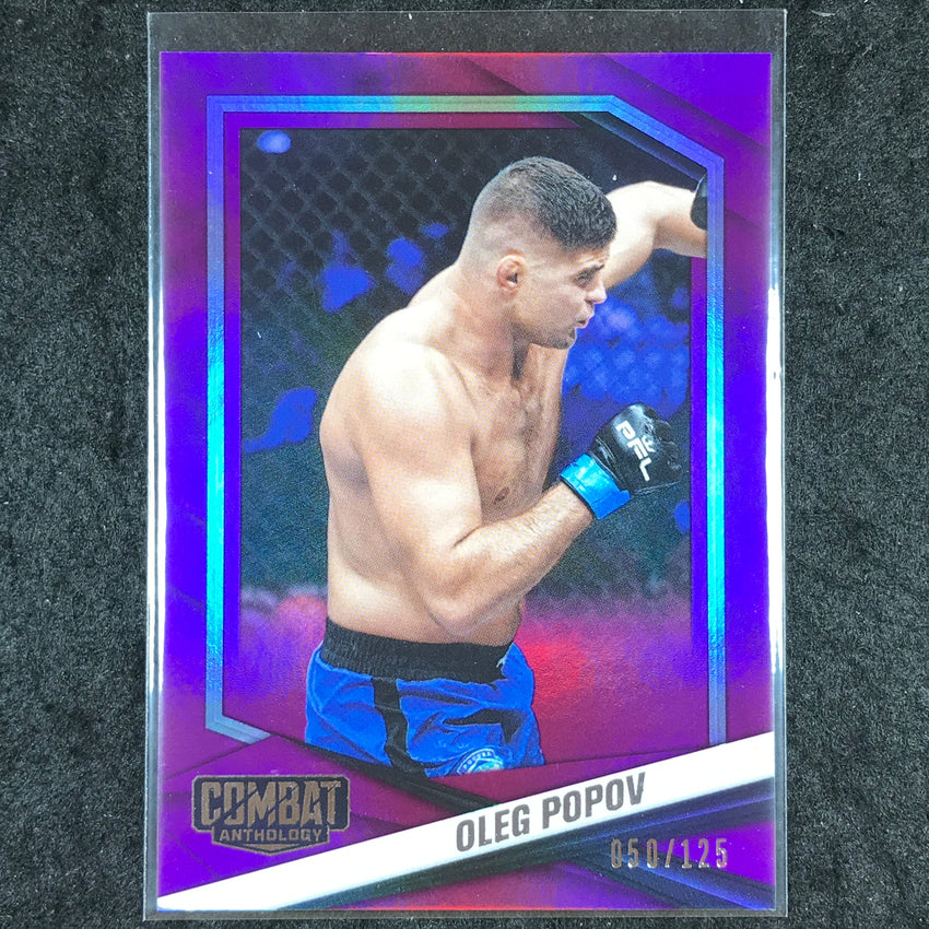 2025 PFL Combat Anthology OLEG POPOV Base Purple 50/125 #68