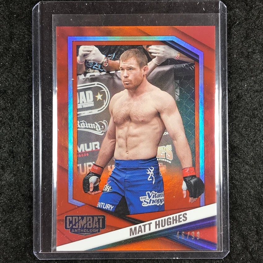 2025 PFL Combat Anthology MATT HUGHES Base Orange 46/99 #12