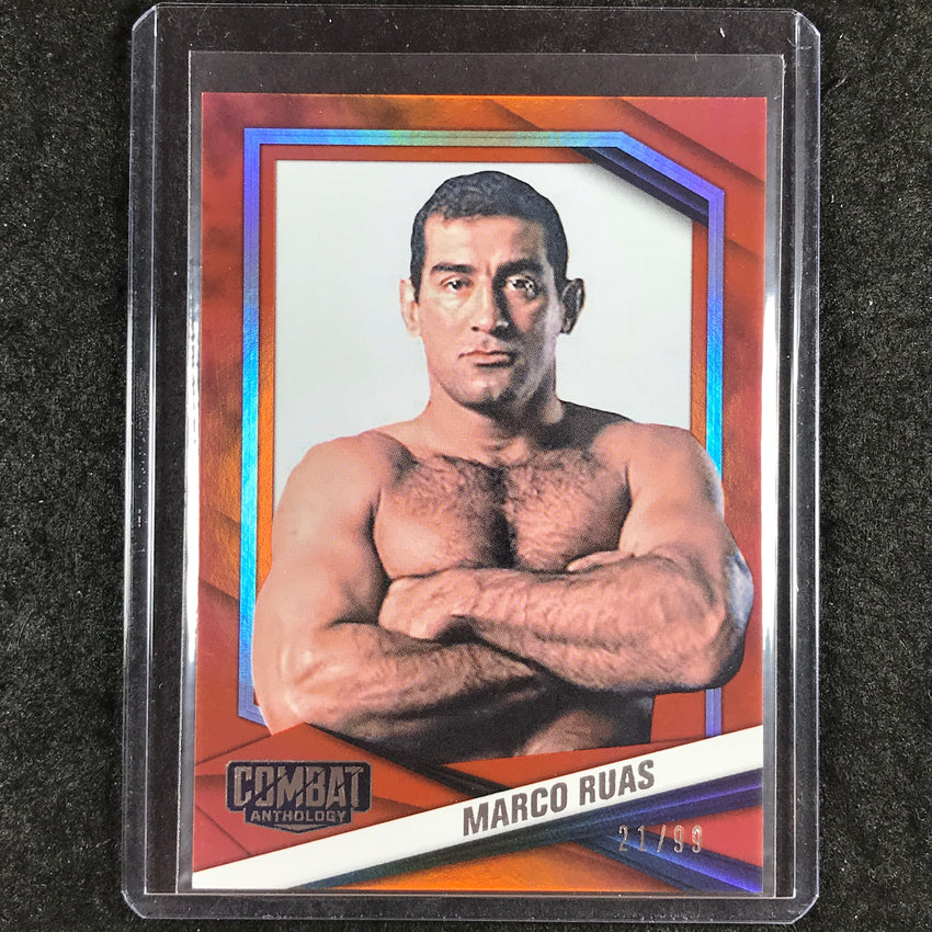 2025 PFL Combat Anthology MARCO RUAS Base Orange 21/99 #35