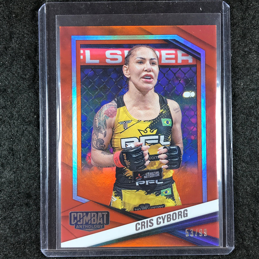 2025 PFL Combat Anthology CRIS CYBORG Base Orange 53/99 #50