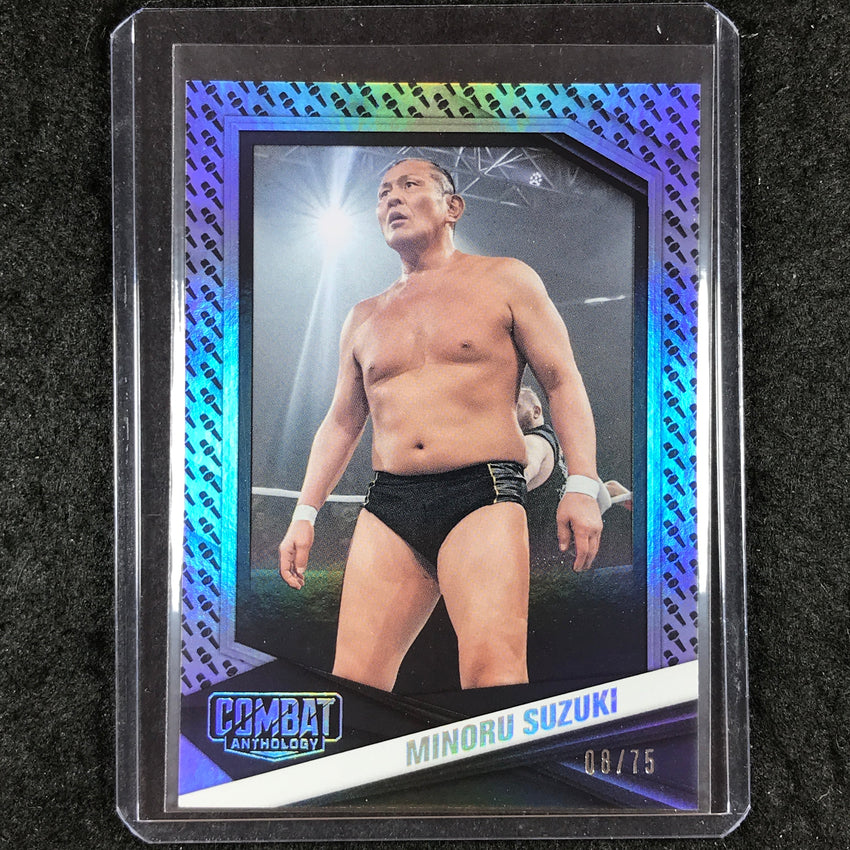 2025 PFL Combat Anthology MINORU SUZUKI Base Microphone 8/75 #56