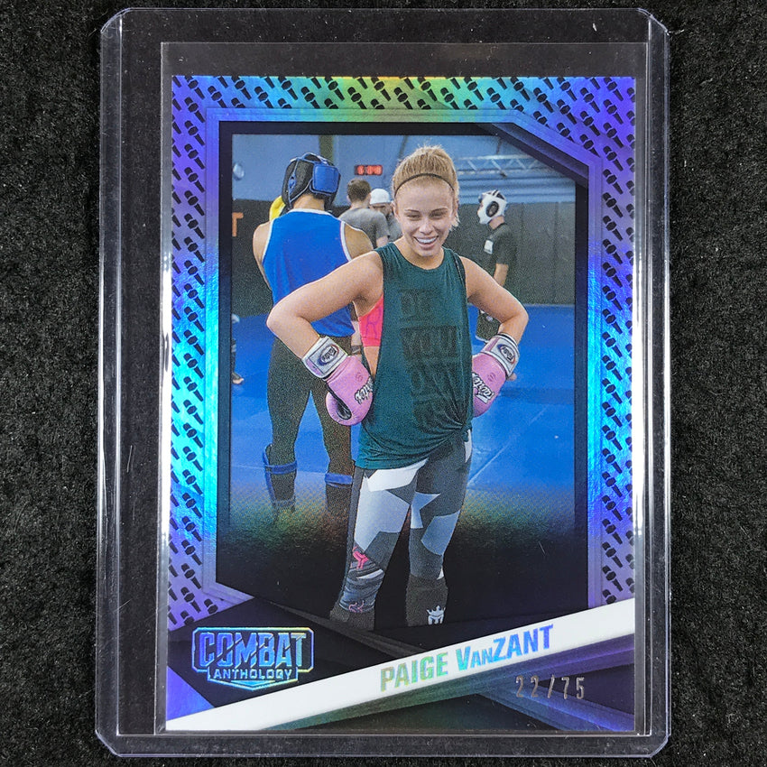 2025 PFL Combat Anthology PAIGE VANZANT Base Microphone 22/75 #99