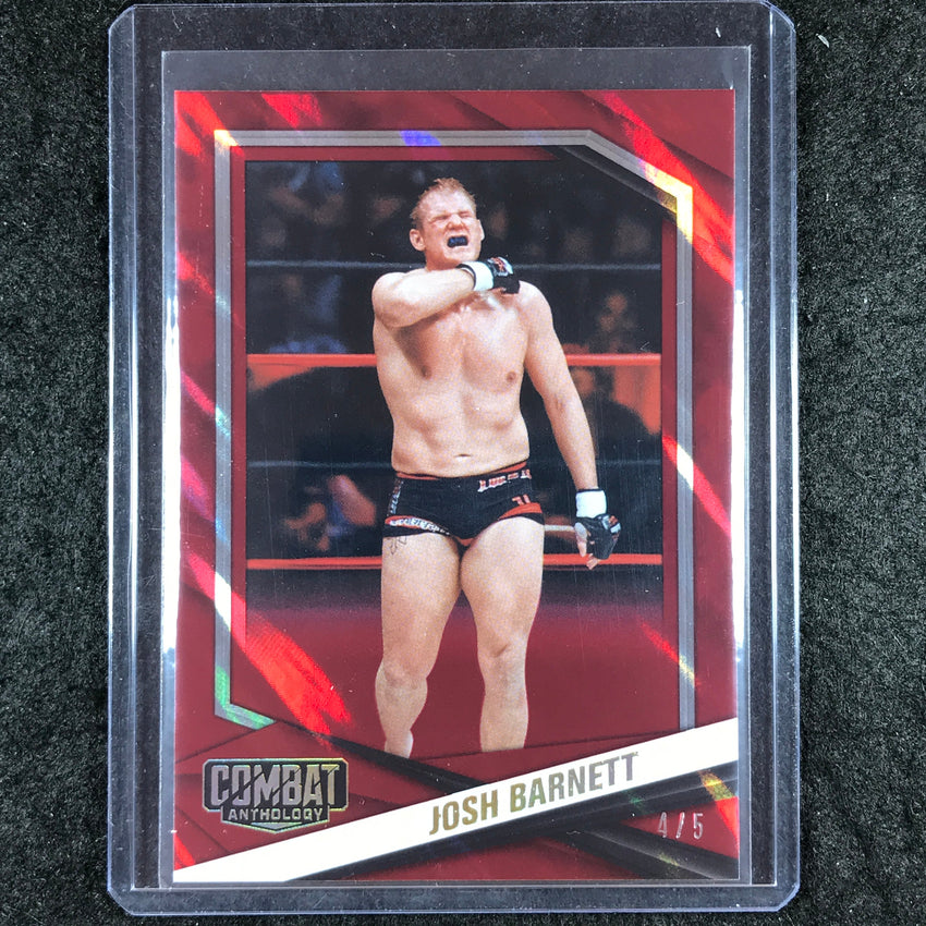 2025 PFL Combat Anthology JOSH BARNETT Base Crimson Mask 4/5 #
