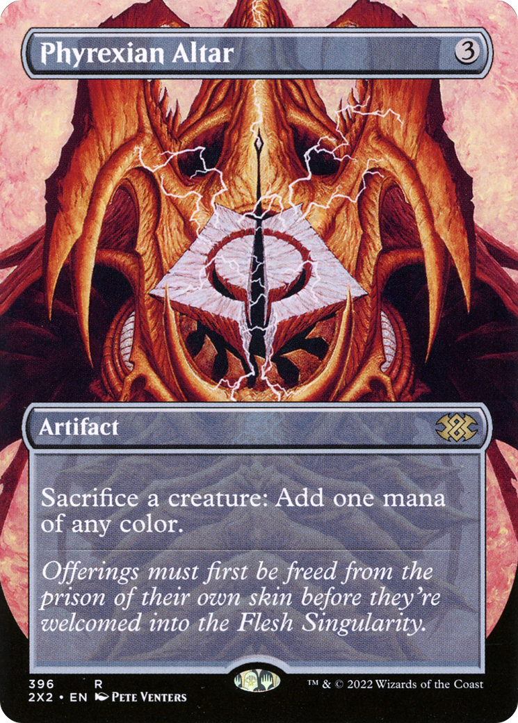 [ BL ] Phyrexian Altar (Borderless) #396 - RARE 2X2 - Double Masters 2022