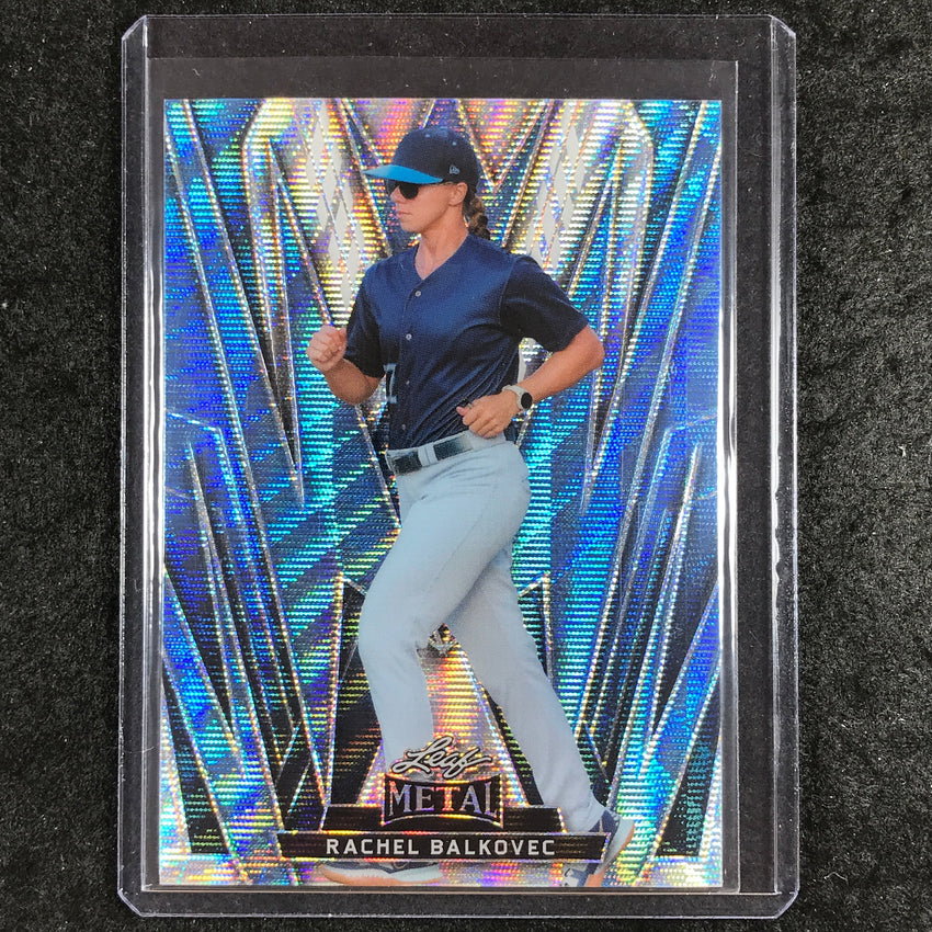2024 Leaf Metal Women of Sport RACHEL BALKOVEC Base Wave Platinum Blue 9/15