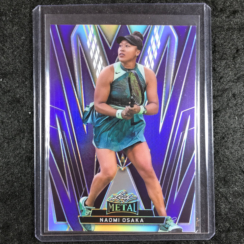 2024 Leaf Metal Women of Sport NAOMI OSAKA Base Prismatic Purple 4/12