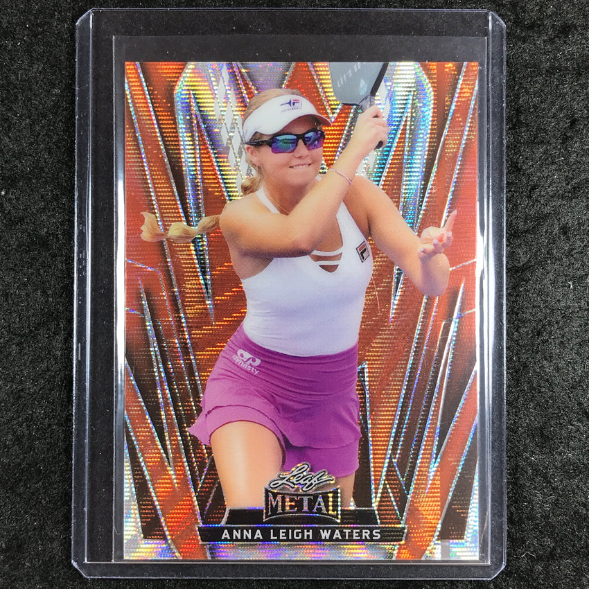 2024 Leaf Metal Women of Sport ANNA LEIGH WATERS Base Wave Orange 3/10
