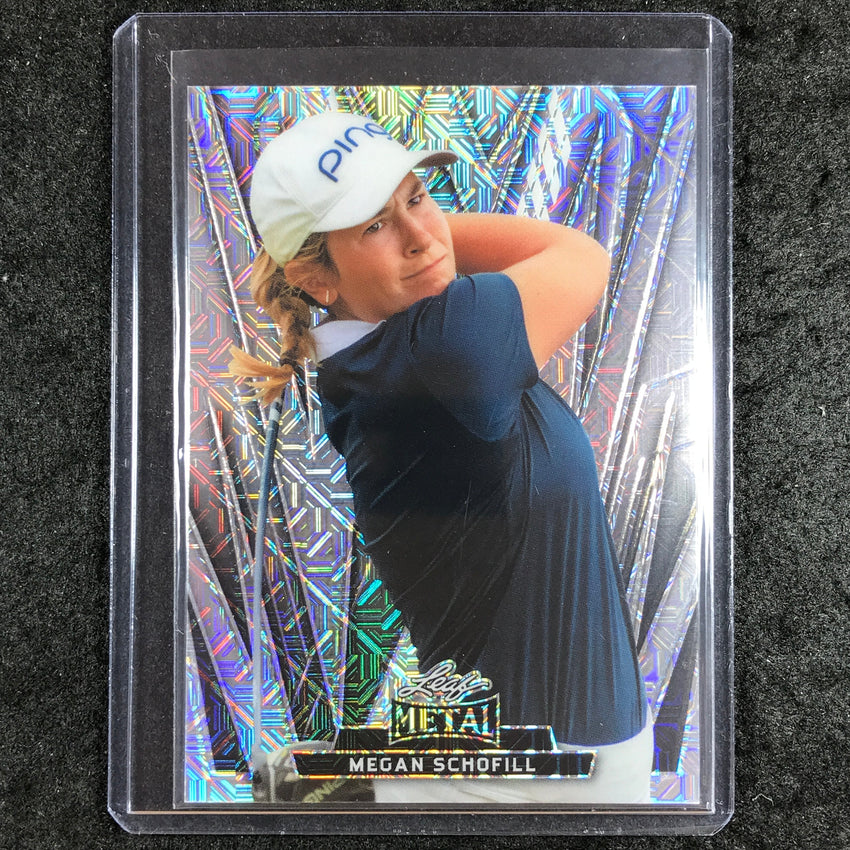 2024 Leaf Metal Women of Sport MEGAN SCHOFILL Base Mojo Silver 8/10