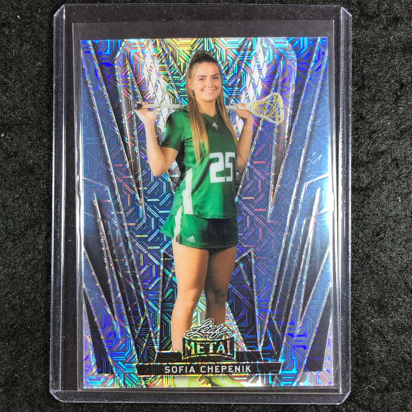 2024 Leaf Metal Women of Sport SOFIA CHEPENIK Base Mojo Platinum Blue 6/9