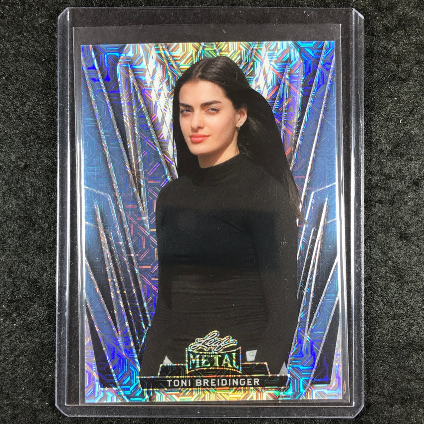 2024 Leaf Metal Women of Sport TONI BREIDINGER Base Mojo Platinum Blue 9/9