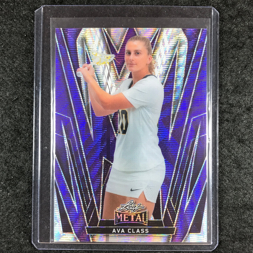 2024 Leaf Metal Women of Sport AVA CLASS Base Wave Purple 1/9