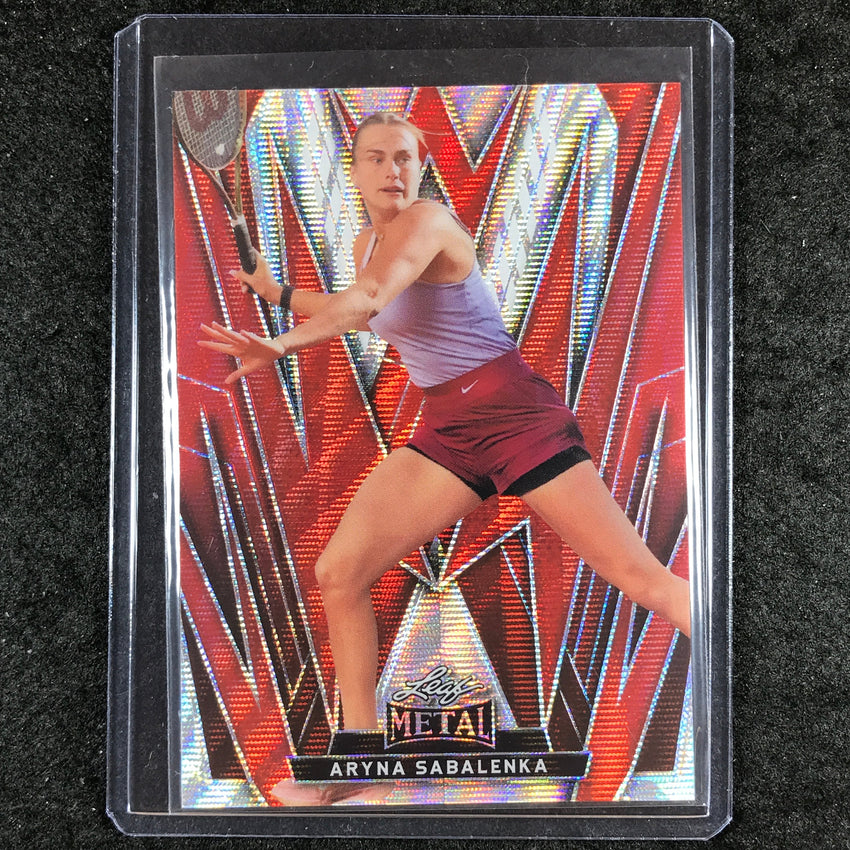 2024 Leaf Metal Women of Sport ARYNA SABALENKA Base Wave Red 4/5