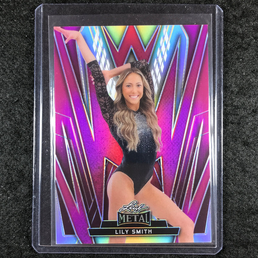 2024 Leaf Metal Women of Sport LILY SMITH Base Prismatic Purple 2/2