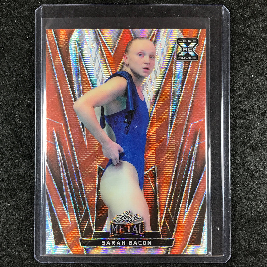 2024 Leaf Metal Women of Sport SARAH BACON Base Wave Orange 1/1