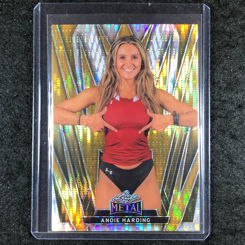 2024 Leaf Metal Women of Sport ANDIE HARDING Base Pulsar Gold 1/1