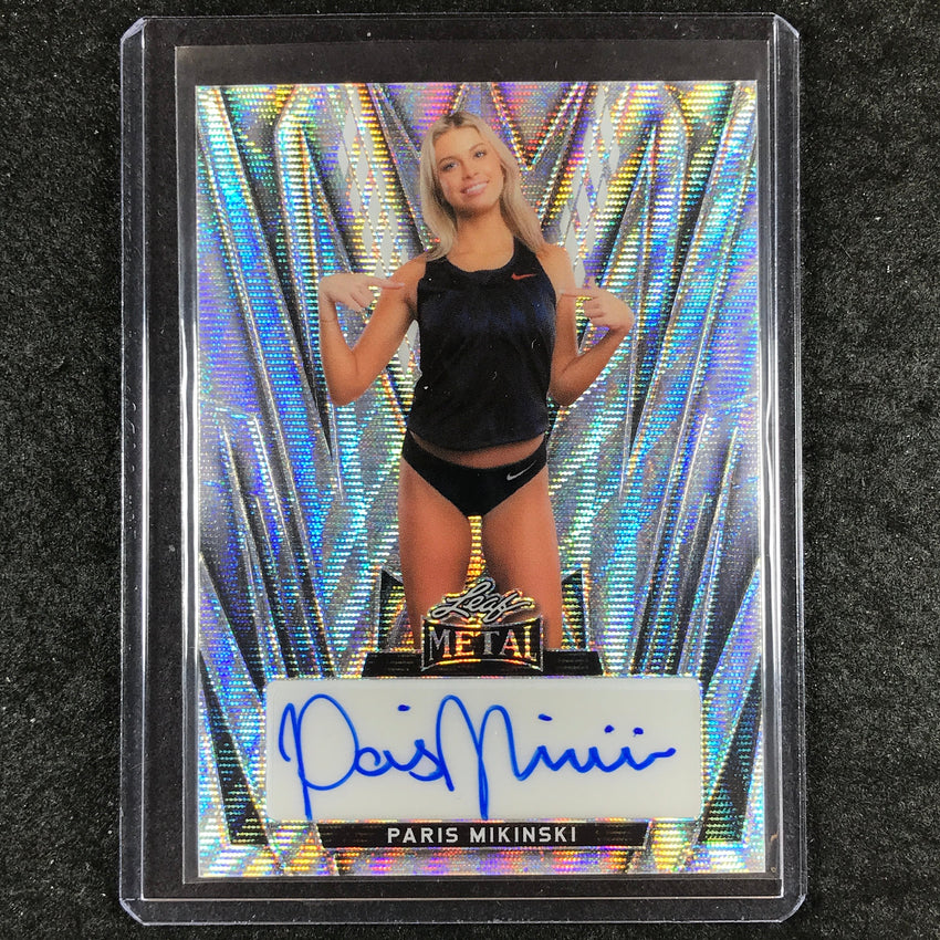 2024 Leaf Metal Women of Sport PARIS MIKINSKI Base Auto Wave Silver 5/5