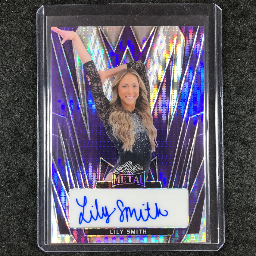 2024 Leaf Metal Women of Sport LILY SMITH Base Auto Mojo Purple 2/2