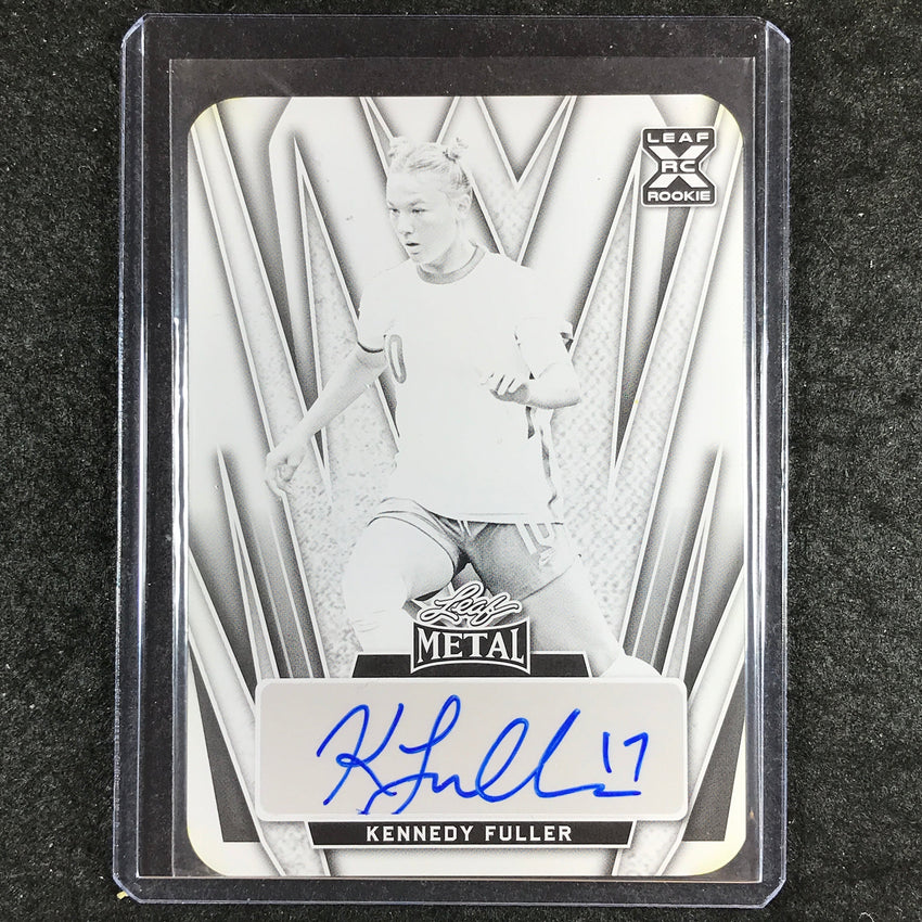 2024 Leaf Metal Women of Sport KENNEDY FULLER Base Auto Printing Plate Black 1/1