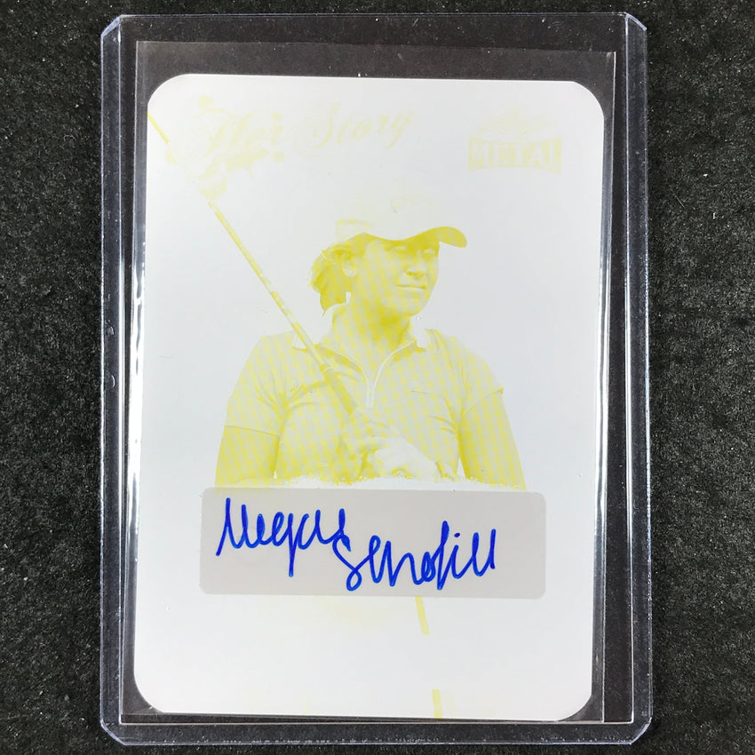 2024 Leaf Metal Women of Sport MEGAN SCHOFILL Her Story Auto Printing Plate 1/1