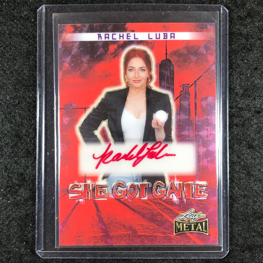 2024 Leaf Metal Women of Sport RACHEL LUBA She Got Game Auto Super Gold 1/1
