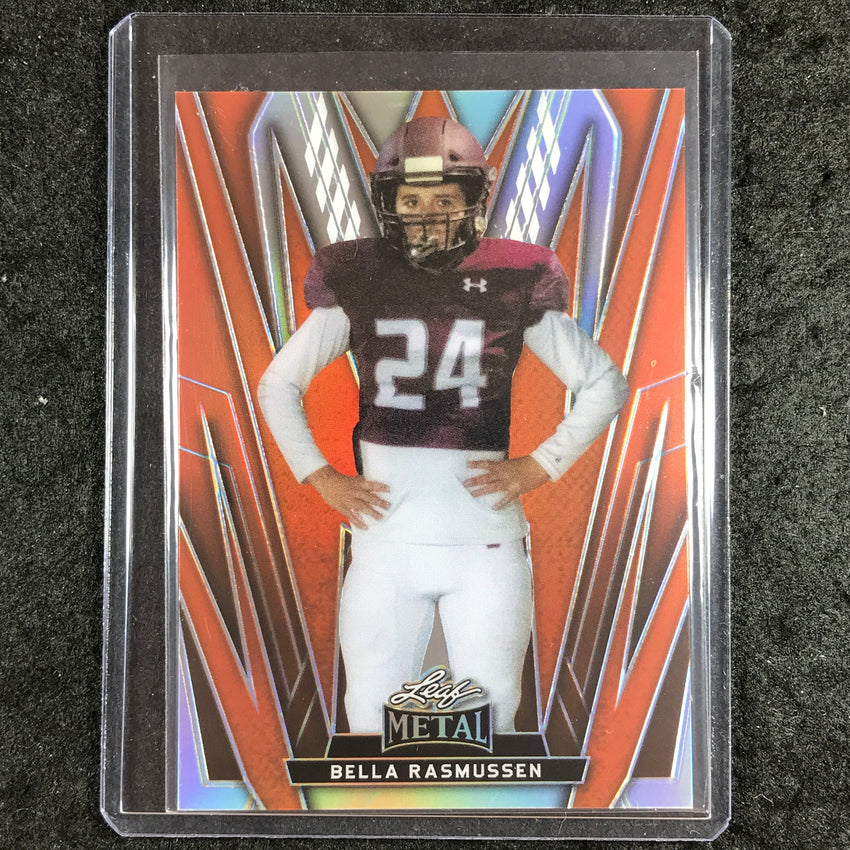 2024 Leaf Metal Women of Sport BELLA RASMUSSEN Base Prismatic Orange 12/15