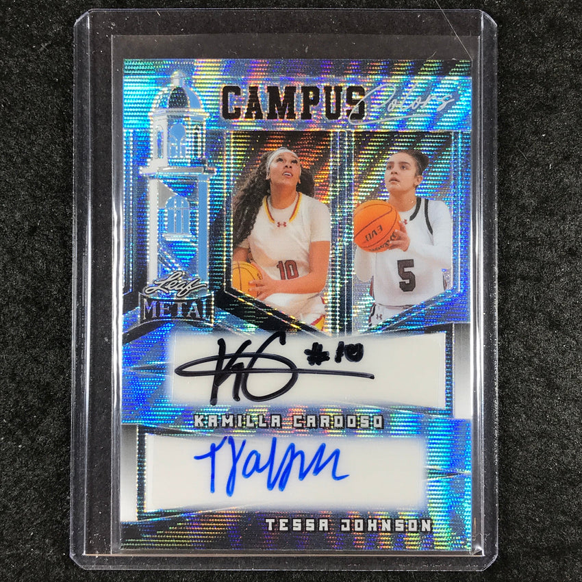 2024 Leaf Metal Women of Sport KAMILLA CARDOSO TESSA JOHNSON Dual Auto 1/1