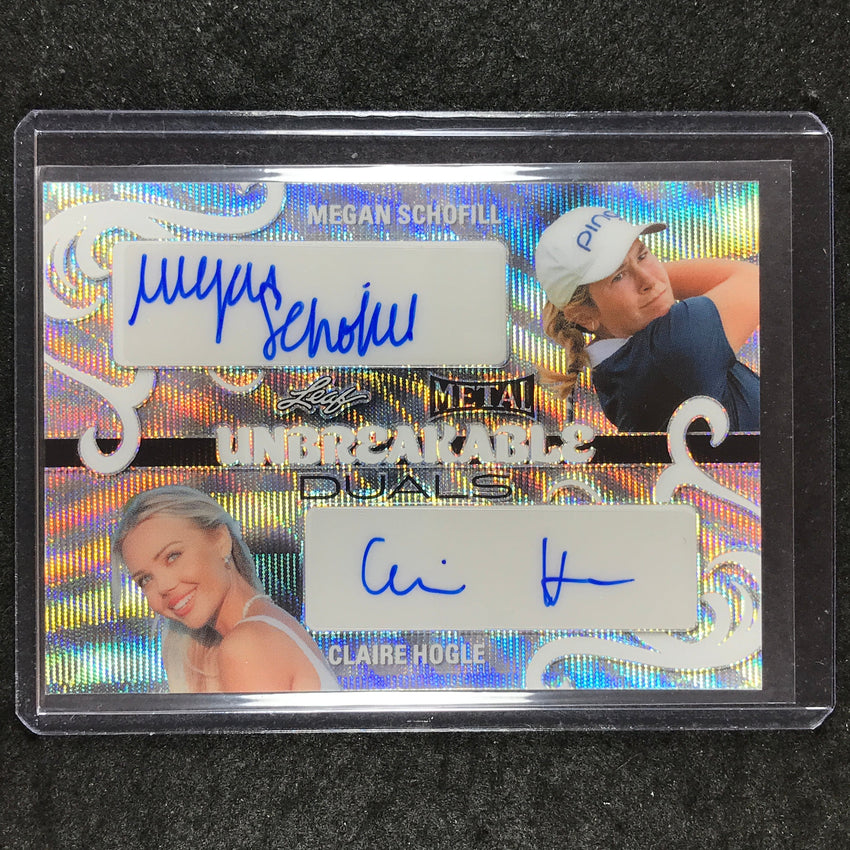 2024 Leaf Metal Women of Sport MEGAN SCHOFILL CLAIRE HOGLE Dual Auto Wave 2/5