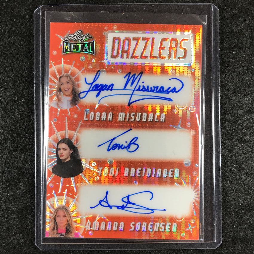 2024 Leaf Metal Women of Sport MISURACA BREIDINGER SORENSEN Triple Auto Wave 1/1