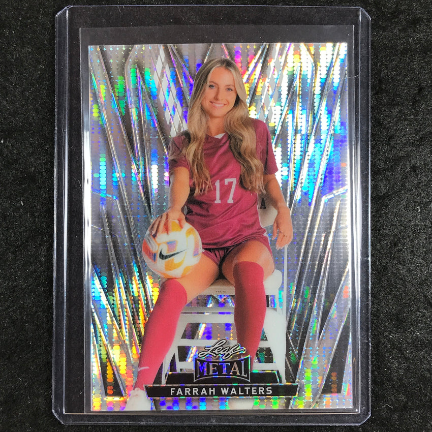 2024 Leaf Metal Women of Sport FARRAH WALTERS Base Pulsar Silver 3/15