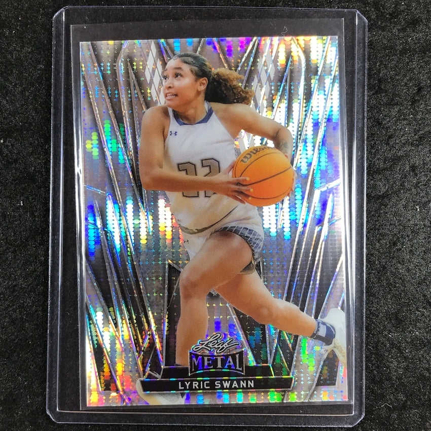 2024 Leaf Metal Women of Sport LYRIC SWANN Base Pulsar Silver 8/15