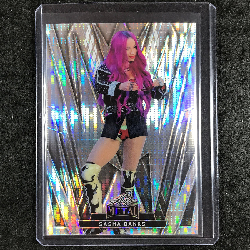 2024 Leaf Metal Women of Sport SASHA BANKS Base Pulsar Silver 7/15