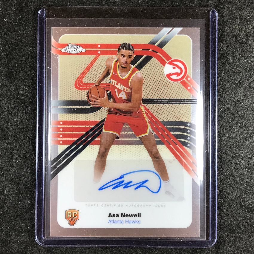 2025-26 Topps Chrome ASA NEWELL Next Stop Signatures Rookie Auto Base #AN