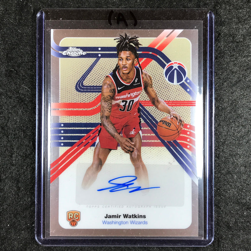 2025-26 Topps Chrome JAMIR WATKINS Next Stop Signatures Rookie Auto Base #JW (A)