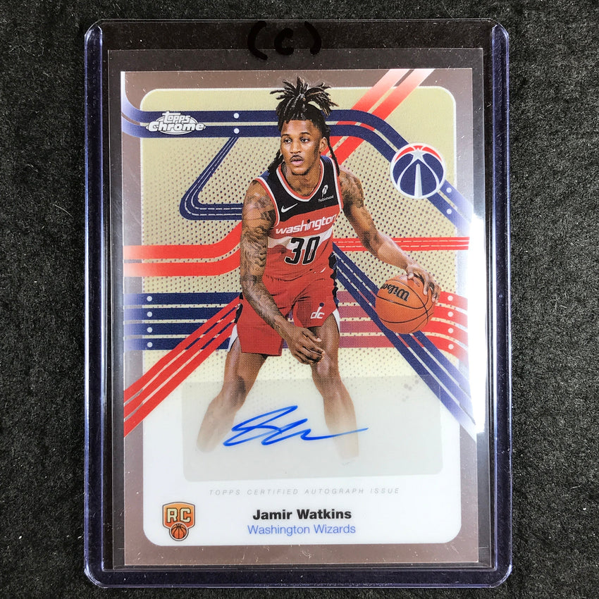 2025-26 Topps Chrome JAMIR WATKINS Next Stop Signatures Rookie Auto Base #JW (C)