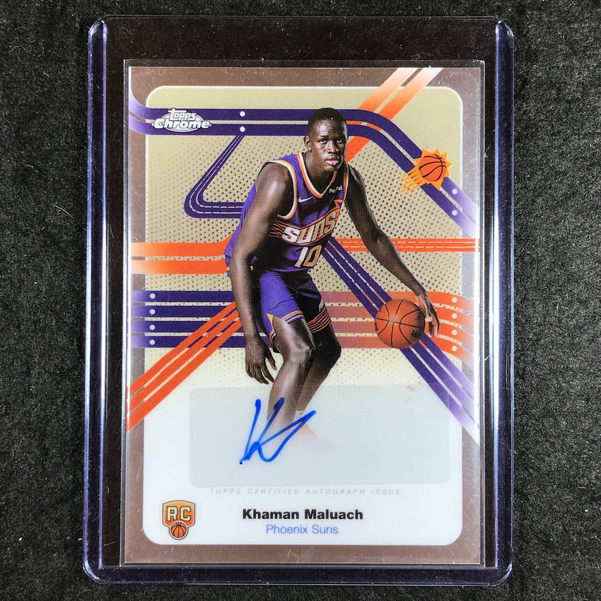 2025-26 Topps Chrome KHAMAN MALUACH Next Stop Signatures Rookie Auto Base #KM