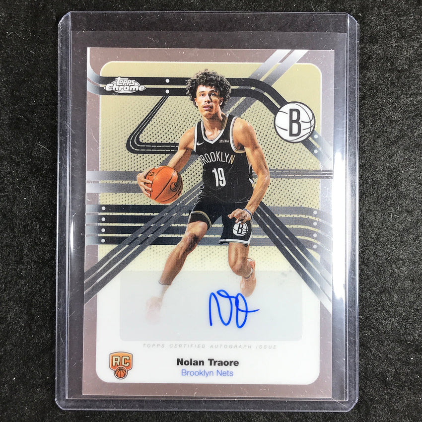 2025-26 Topps Chrome NOLAN TRAORE Next Stop Signatures Rookie Auto Base #NT