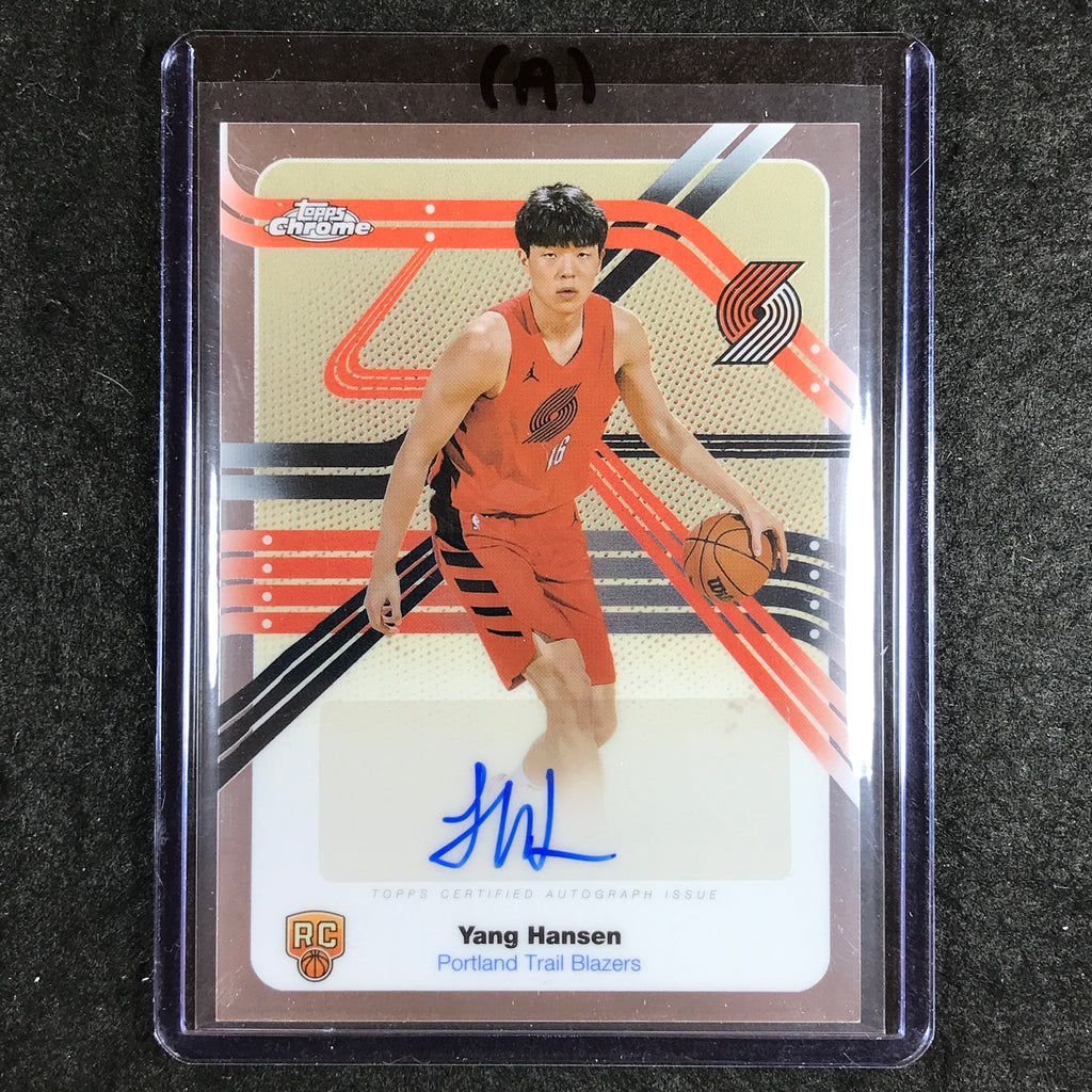 2025-26 Topps Chrome YANG HANSEN Next Stop Signatures Rookie Auto Base ...