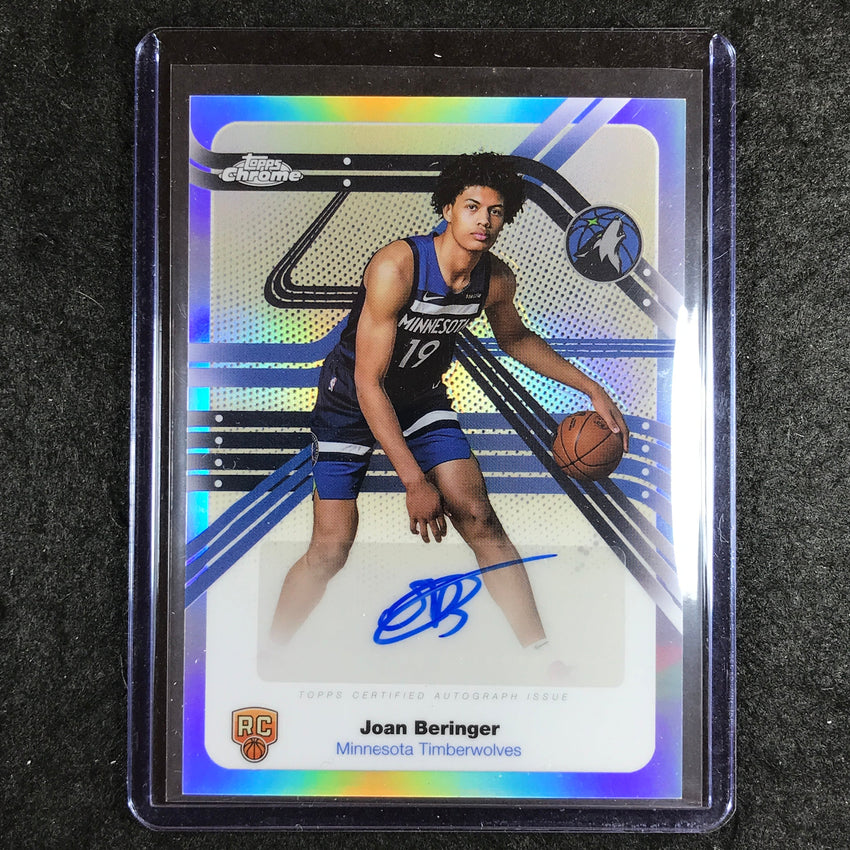 2025-26 Topps Chrome JOAN BERINGER Next Stop Signatures Rookie Refractor #JB