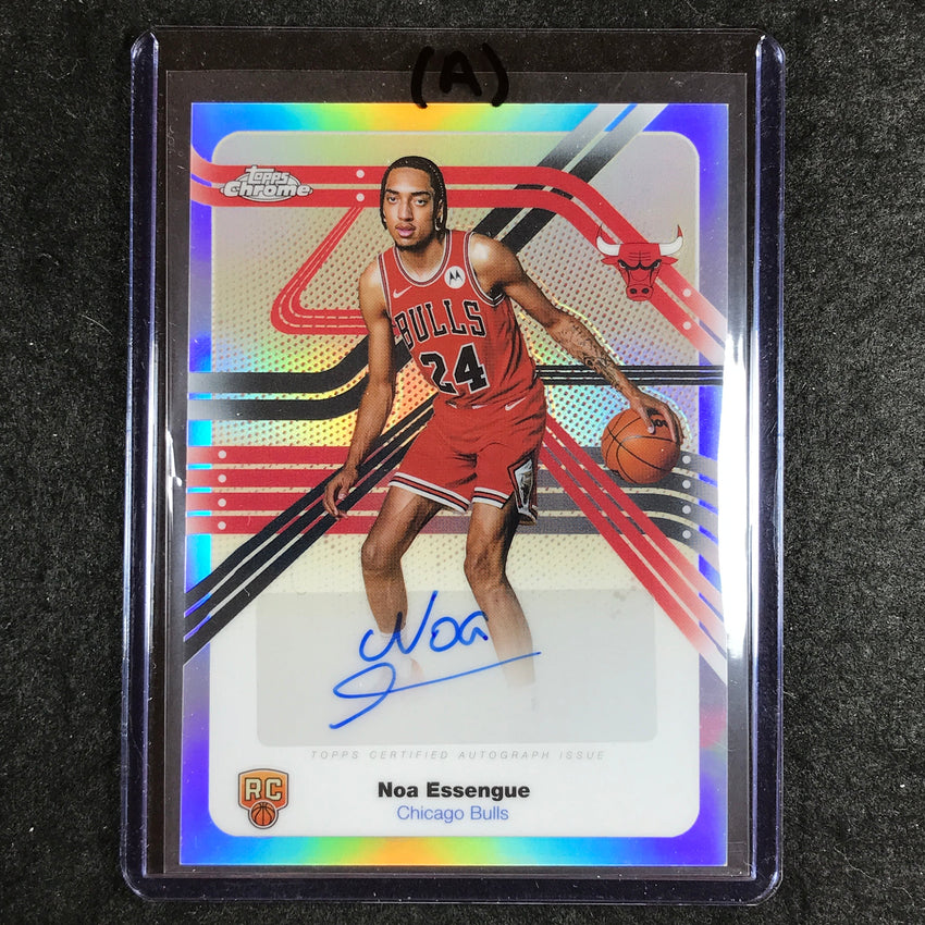 2025-26 Topps Chrome NOA ESSENGUE Next Stop Rookie Auto Refractor #NE (A)
