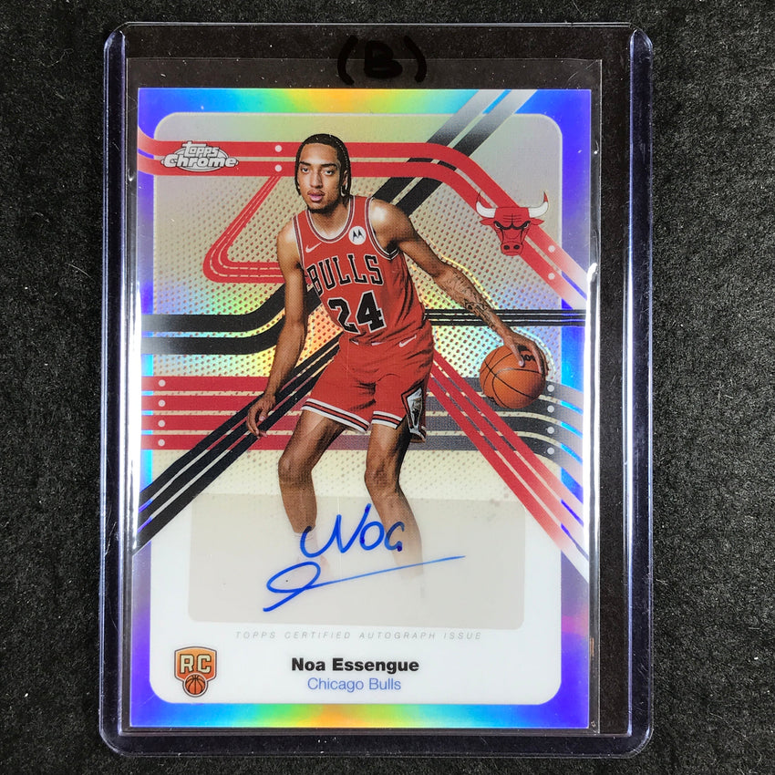 2025-26 Topps Chrome NOA ESSENGUE Next Stop Rookie Auto Refractor #NE (B)