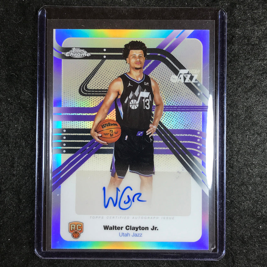 2025-26 Topps Chrome WALTER CLAYTON JR. Next Stop Rookie Auto Refractor #WCJ