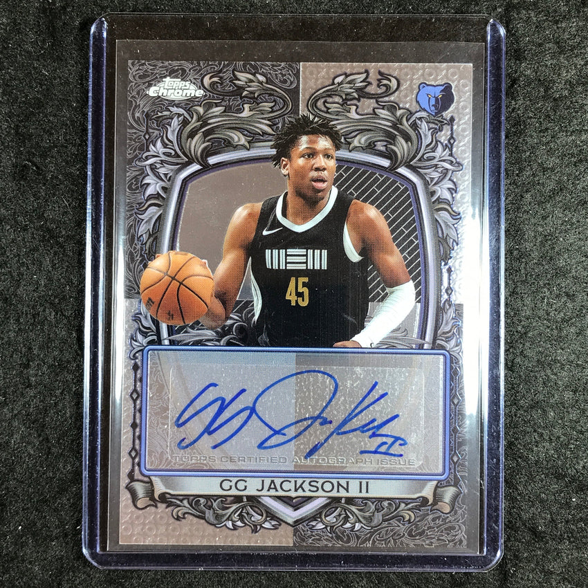 2025-26 Topps Chrome GG JACKSON II Signature Style Auto Base #GGJ