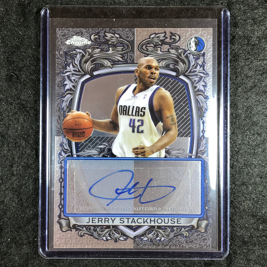2025-26 Topps Chrome JERRY STACKHOUSE Signature Style Auto Base #JSH
