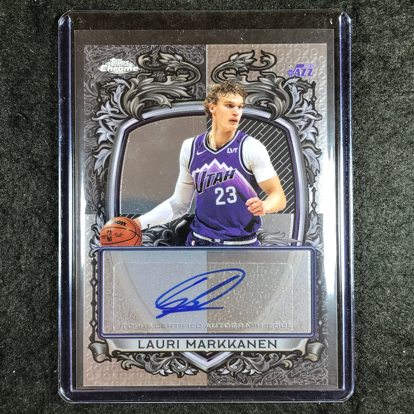 2025-26 Topps Chrome LAURI MARKKANEN Signature Style Auto Base #LM