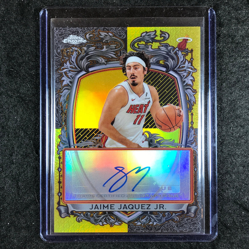 2025-26 Topps Chrome JAIME JAQUEZ JR. Signature Style Auto Gold 43/50