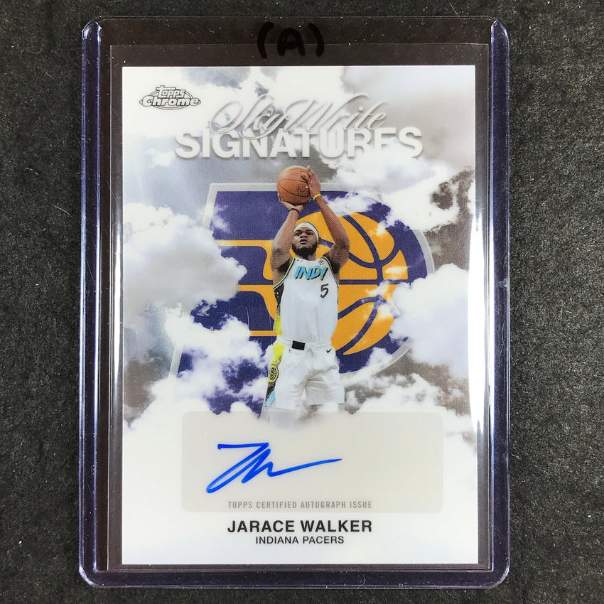2025-26 Topps Chrome JARACE WALKER Sky Write Signatures Auto Base #JW (A)