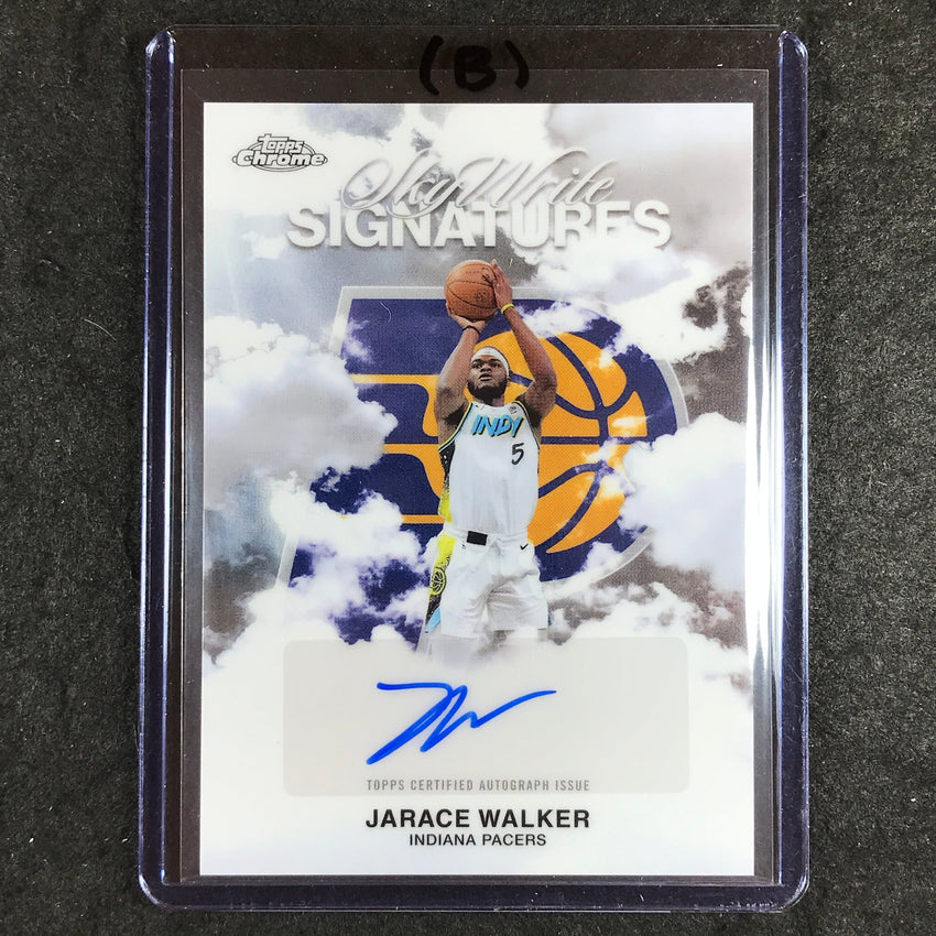 2025-26 Topps Chrome JARACE WALKER Sky Write Signatures Auto Base #JW (B)
