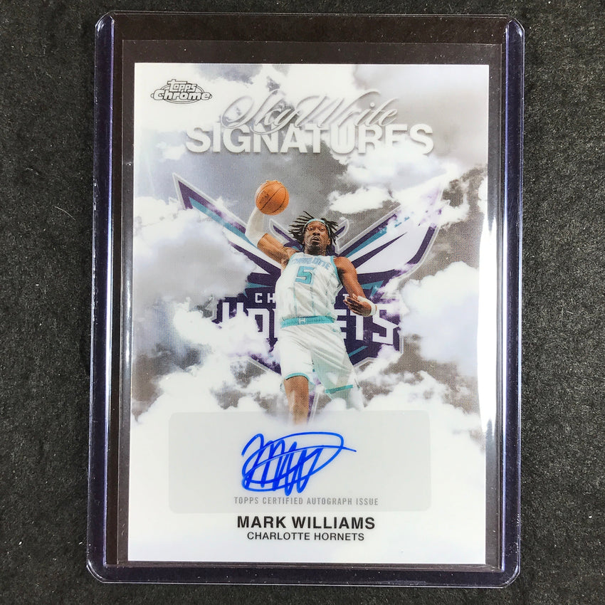 2025-26 Topps Chrome MARK WILLIAMS Sky Write Signatures Auto Base #MW